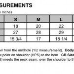 adult tee sizing