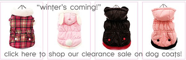 clearancesale dogcoats