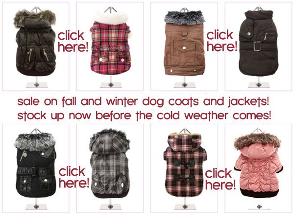 fall winter dogcoatsale